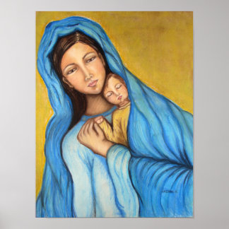 Poster Bienheureuse mère
