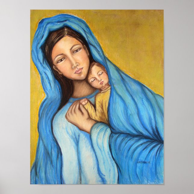 Poster Bienheureuse mère (Devant)