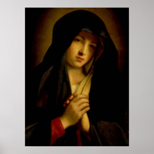 Poster Bienheureuse Vierge Marie - Mère de Dieu (Devant)