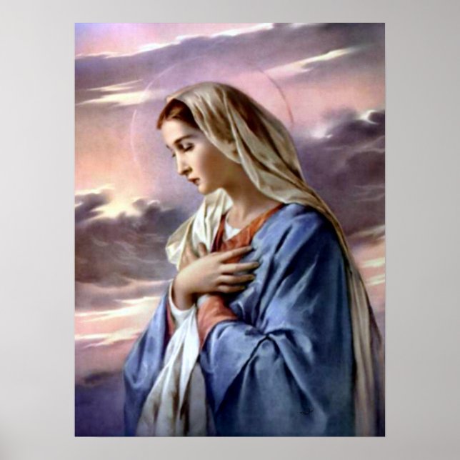 Poster Bienheureuse Vierge Marie - Mère de Dieu (Devant)