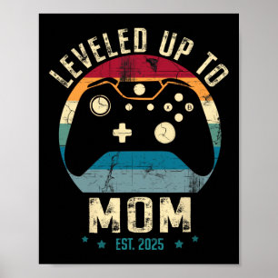 Poster Bientôt Être Maman 2025 Drôle Je Me Suis Leveled J