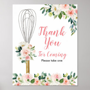 Poster Bientôt mariée Merci d'être venue