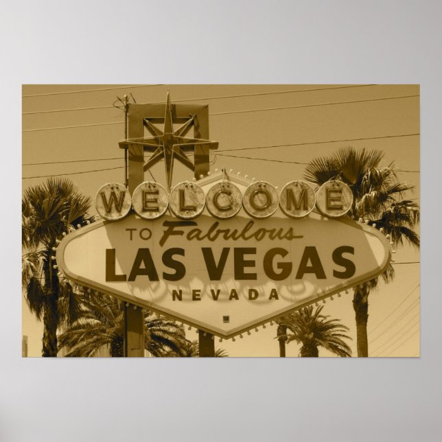 Poster Bienvenue à Fabulous Las Vegas (Devant)