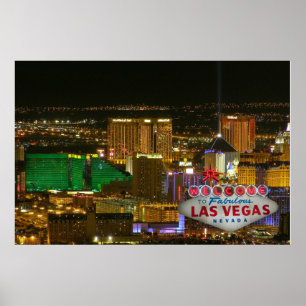 Poster Bienvenue à Fabulous Las Vegas, Nevada
