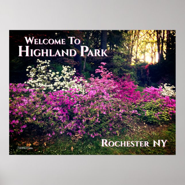 Poster - Bienvenue à Highland Park Rochester NY (Devant)