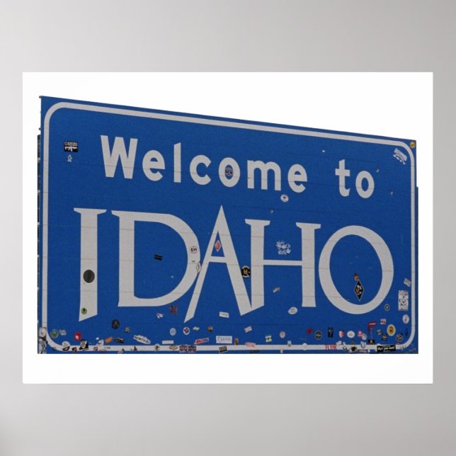 Poster Bienvenue à Idaho (Devant)