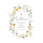 Bienvenue à la Baby Shower Abeille et Fleur Sauvag