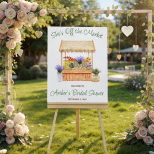 Poster Bienvenue à la Baby Shower de la Mariée Elle est O