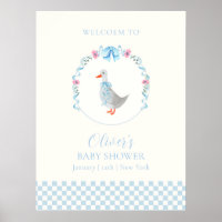 Bienvenue à la Baby Shower du Petit Garçon Silly G