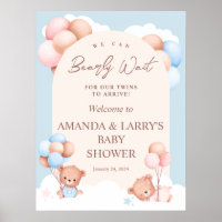 Bienvenue à la fête de naissance des jumeaux garço