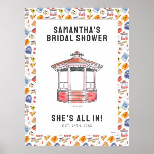 Poster Bienvenue à la fête prénuptiale de Gilmore Girls