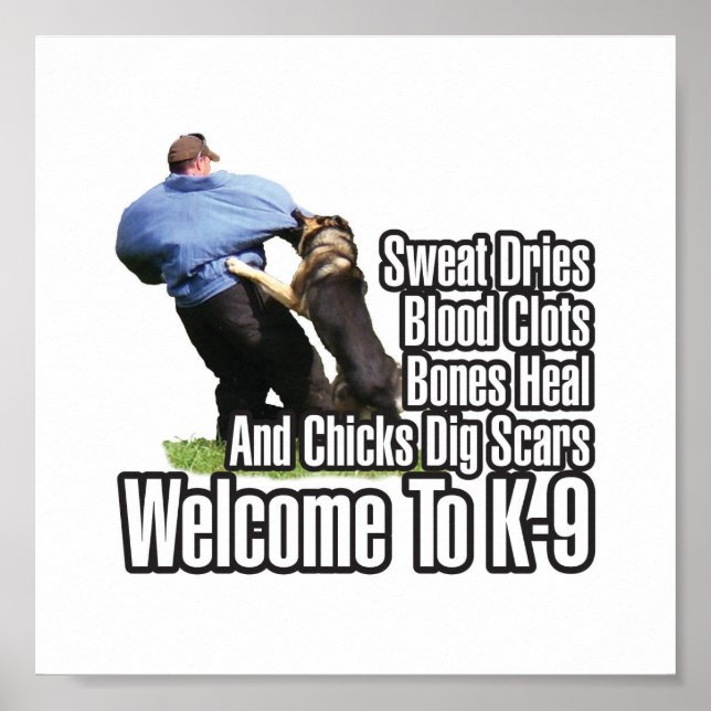 Poster Bienvenue à l'affiche K-9 (Devant)