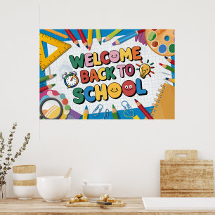 Poster Bienvenue à l'école
