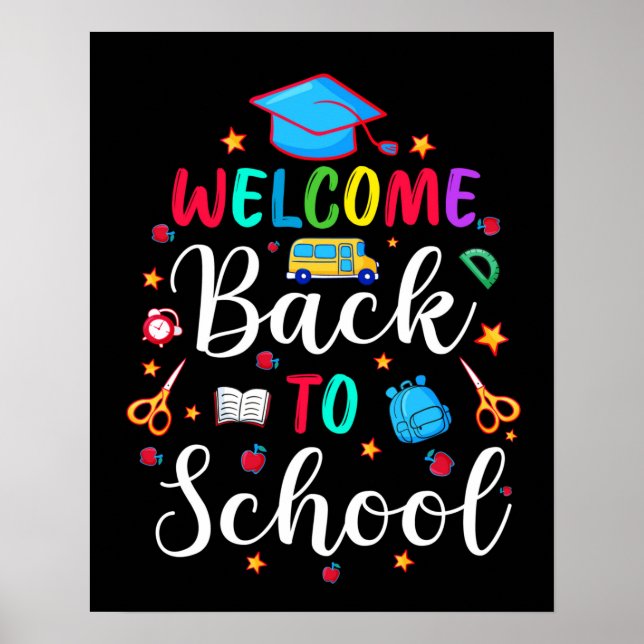 Poster Bienvenue À L'École (Devant)