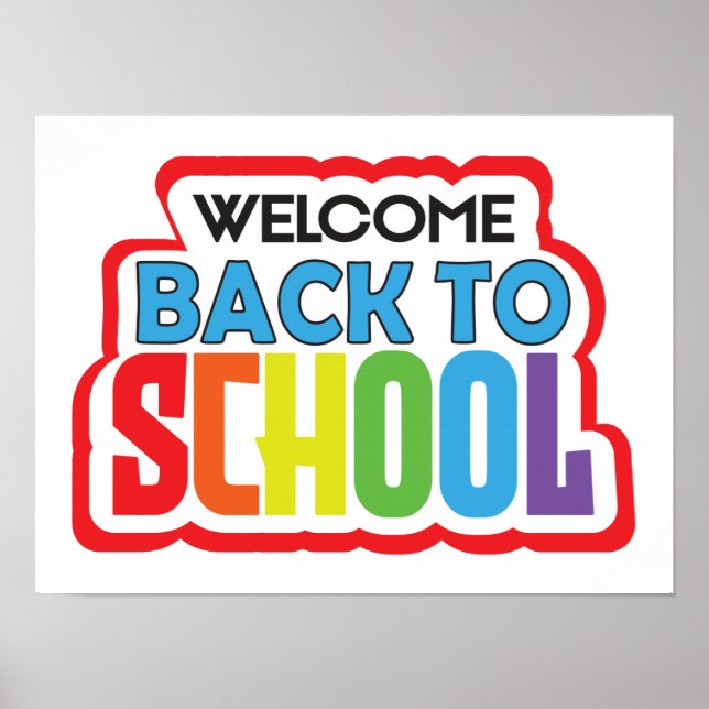 Poster Bienvenue à l'école (Devant)