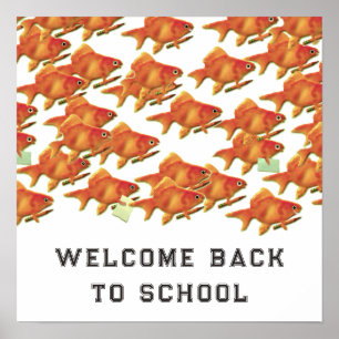 Poster Bienvenue À L'École