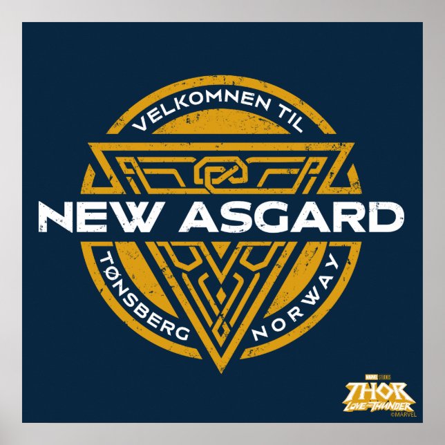 Poster Bienvenue À New Asgard Souvenir Graphic (Devant)