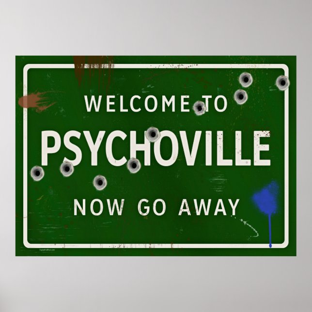 Poster Bienvenue À Psychoville (Devant)