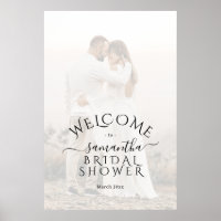 Bienvenue à une Baby Shower de mariage minimaliste