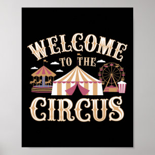 Poster Bienvenue Au Cirque