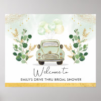 Bienvenue au défilé de shower de mariage élégant e