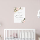Bienvenue au mariage bohème rose poudré floral dor