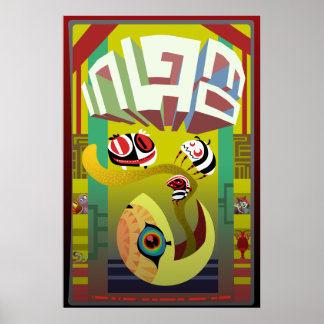 Poster Bienvenue au Salon