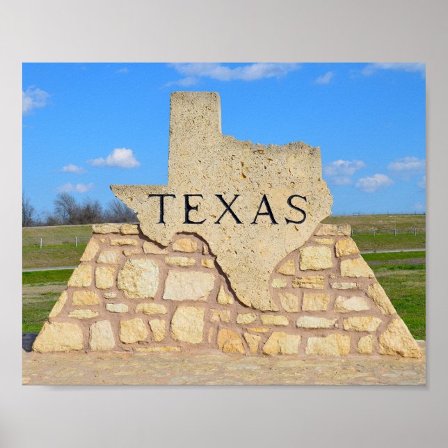 Poster Bienvenue au Texas (Devant)