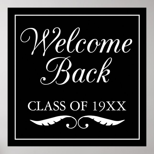 Poster Bienvenue Classe de retour (Devant)