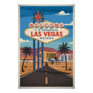 Poster Bienvenue dans la fabuleuse Las Vegas Nevada