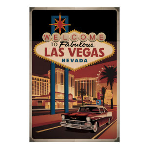 Poster Bienvenue dans la fabuleuse Las Vegas Nevada