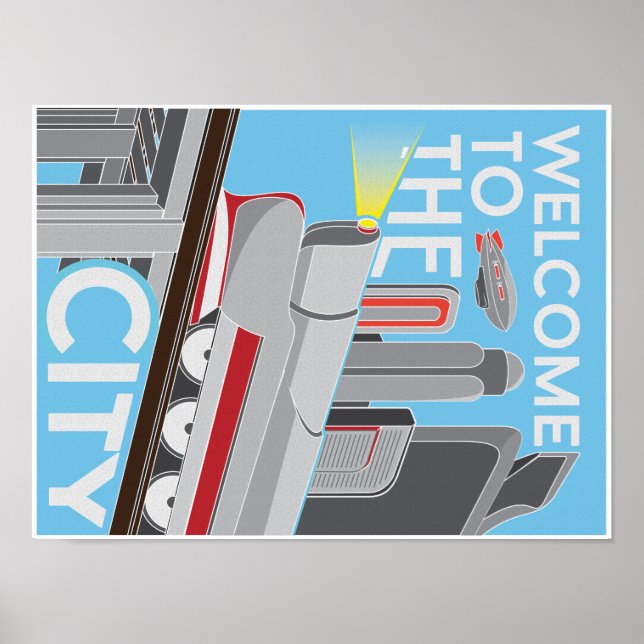 Poster Bienvenue Dans La Ville (Devant)