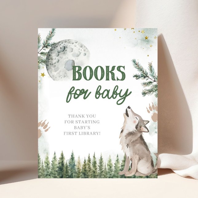 Poster Bienvenue dans le Pack Forest Wolf Books for Baby (Créateur téléchargé)