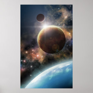Poster Bienvenue dans l'espace