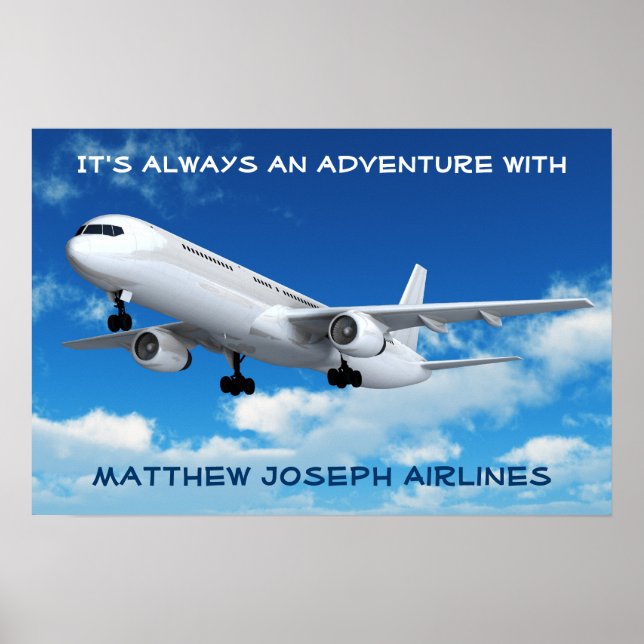 Poster Bienvenue dans ma chambre ! (Avion) (Devant)
