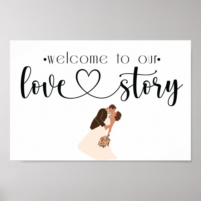 Poster Bienvenue Dans Notre Histoire D'Amour (Devant)