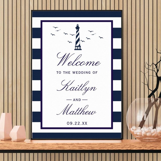 Poster Bienvenue de la collection de Mariages du phare na (Créateur téléchargé)