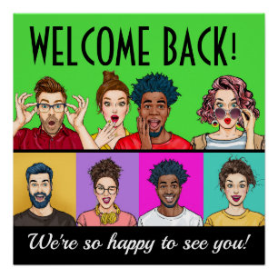 POSTER BIENVENUE DE RETOUR
