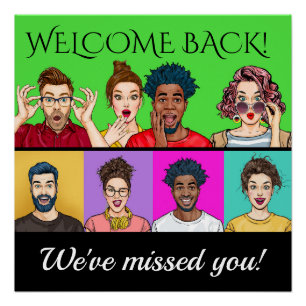POSTER BIENVENUE DE RETOUR