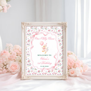 Poster Bienvenue pour le 1er anniversaire de One Silly Go