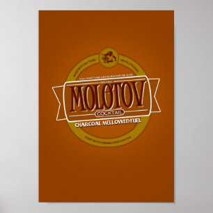 Poster Bière cocktail Molotov