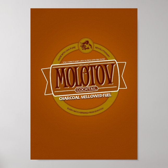 Poster Bière cocktail Molotov (Devant)
