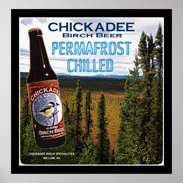 Poster Bière de bouleau à poulet (Devant)