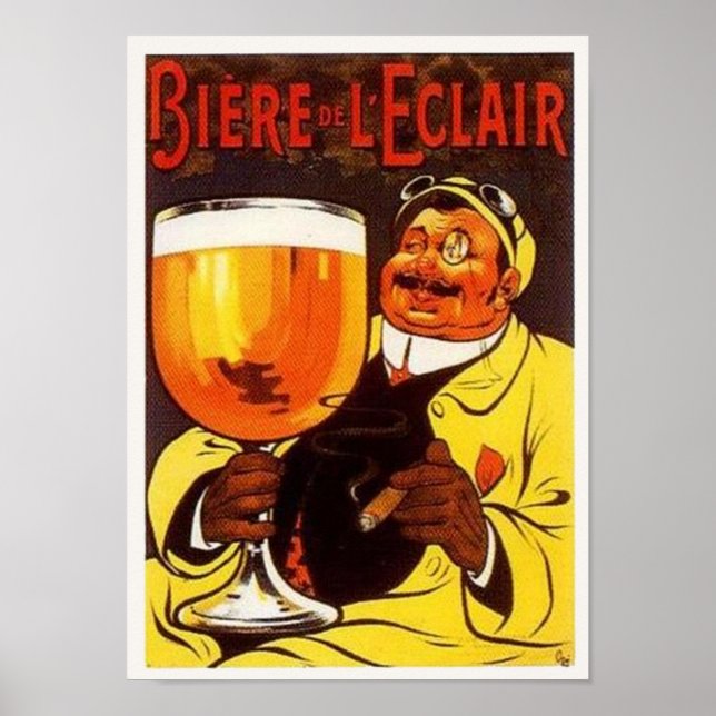 Poster Biere de L'eclair (Devant)