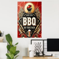 Bière et barbecue Ensemble