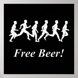 Poster Bière gratuite !