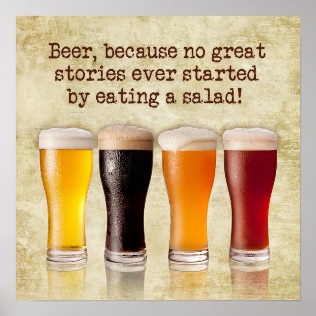 Poster "Bière... parce que... (Devant)