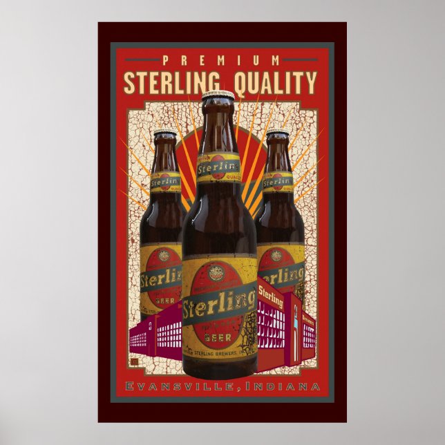 Poster Bière Sterling (Devant)
