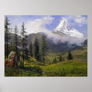 Poster Bierstadt - Cervin