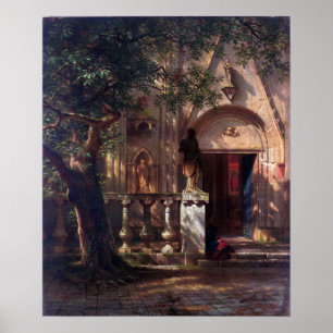Poster Bierstadt - Lumière Du Soleil Et Ombre
